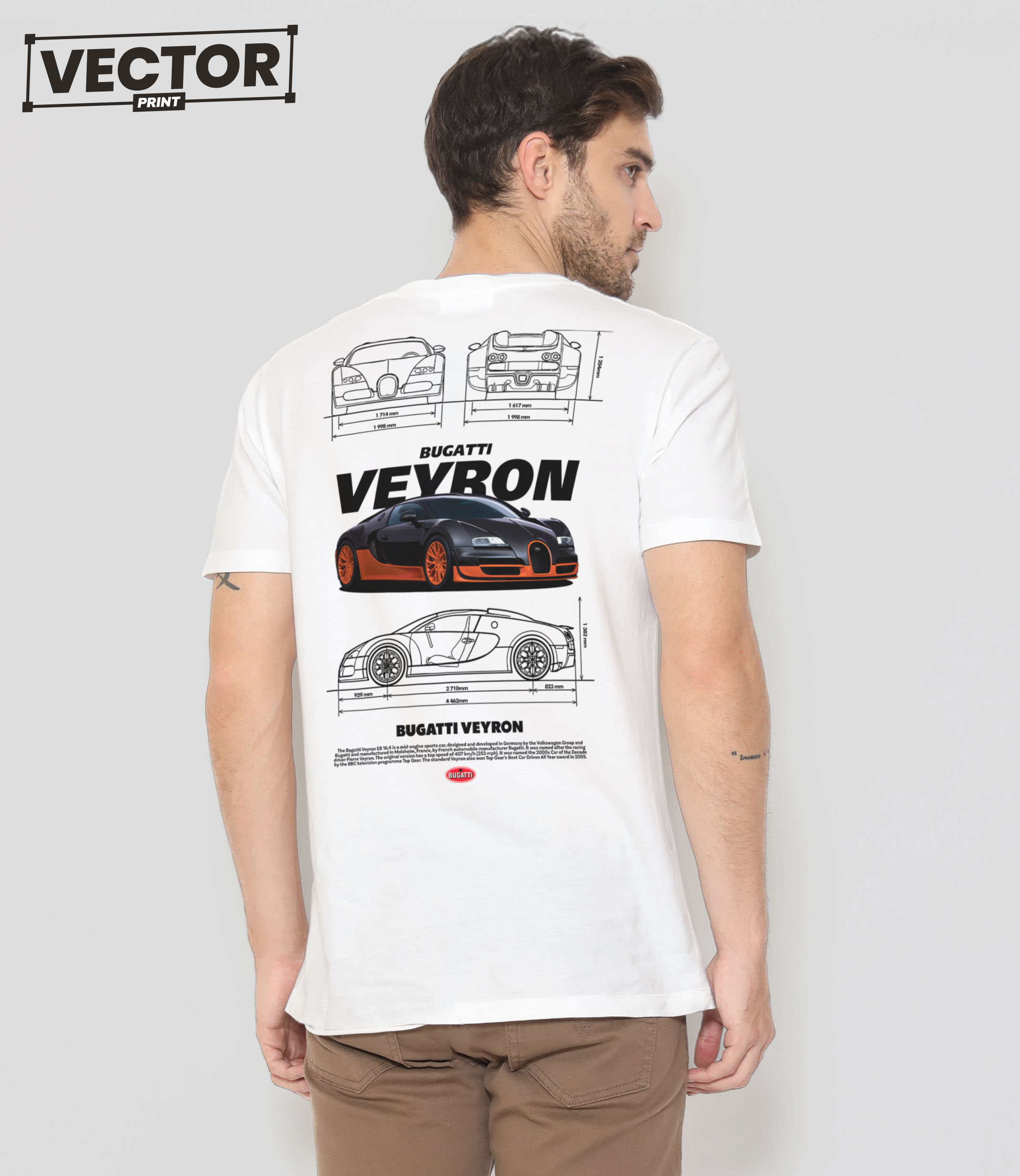 printed tshirt coffee black color