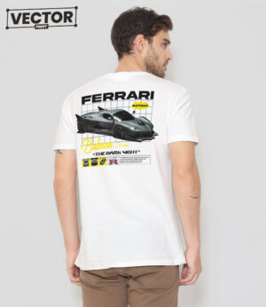(Копія)Чоловіча футболка з принтом ferrari dino #6
