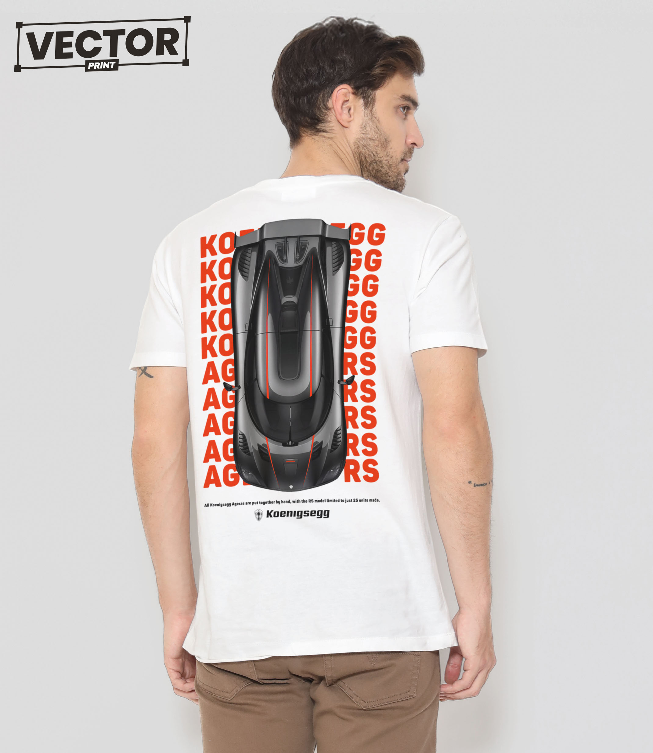 coffee printed black tshirt