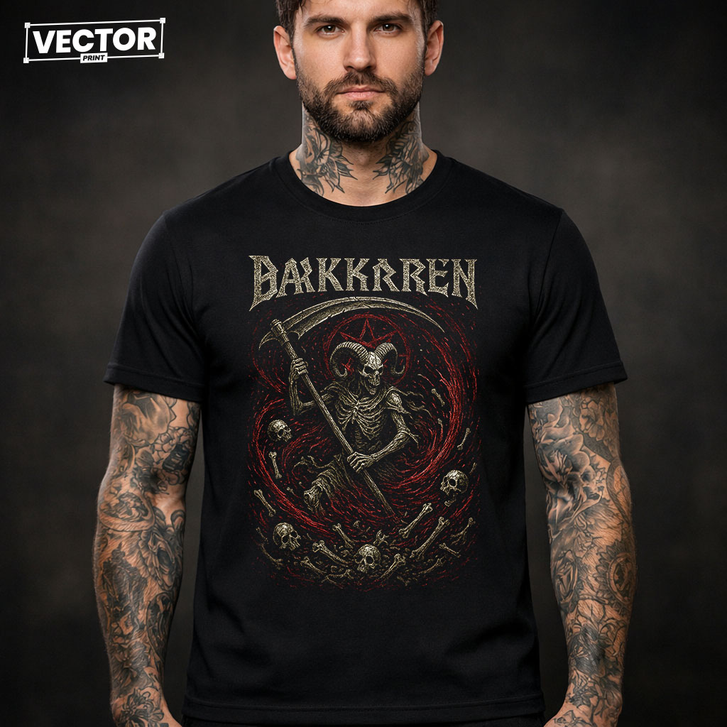 (Копія)Чоловіча чорна футболка з принтом avenged sevenfold 3