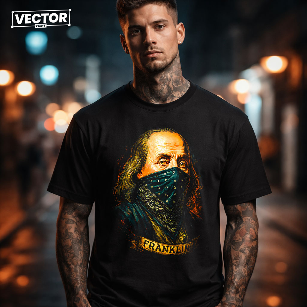 (Копія)Чоловіча чорна футболка з принтом vector underground 20