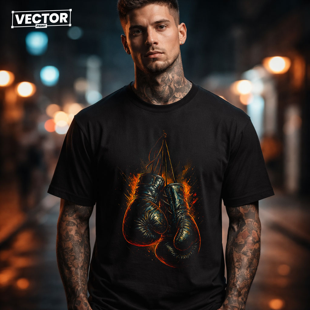 (Копія)Чоловіча чорна футболка з принтом vector underground 20
