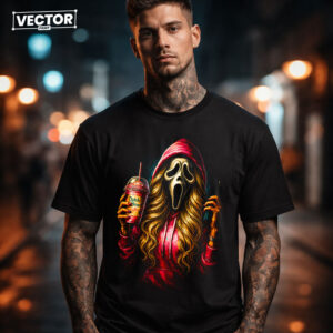 Чоловіча чорна футболка з принтом VECTOR_UNDERGROUND_48