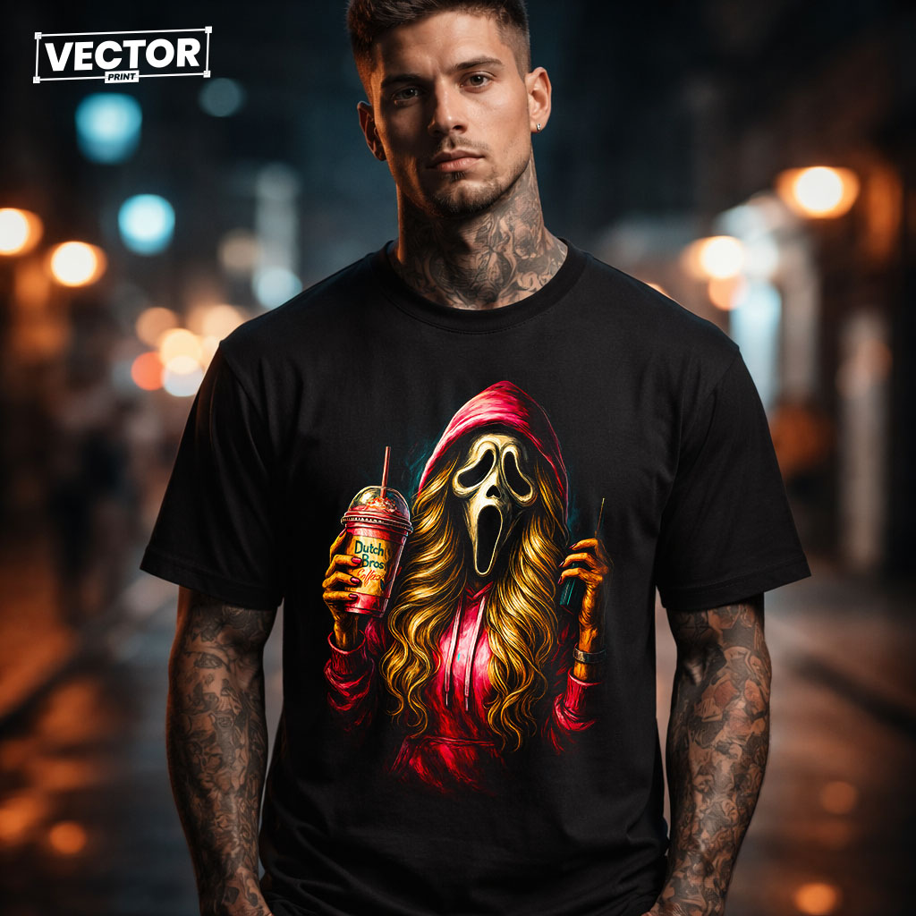 Чоловіча чорна футболка з принтом VECTOR_UNDERGROUND_48