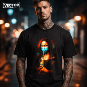 Чоловіча чорна футболка з принтом VECTOR_UNDERGROUND_59