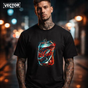 Чоловіча чорна футболка з принтом VECTOR_UNDERGROUND_97
