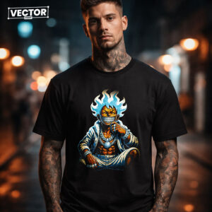 Чоловіча чорна футболка з принтом VECTOR_UNDERGROUND_0124