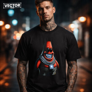 Чоловіча чорна футболка з принтом VECTOR_UNDERGROUND_0130