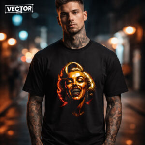 Чоловіча чорна футболка з принтом VECTOR_UNDERGROUND_0134