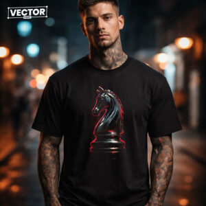 Чоловіча чорна футболка з принтом VECTOR_UNDERGROUND_0188
